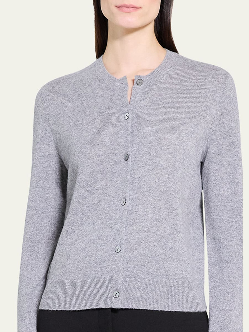 Theory Cashmere Cropped Cardigan Sweater outlook