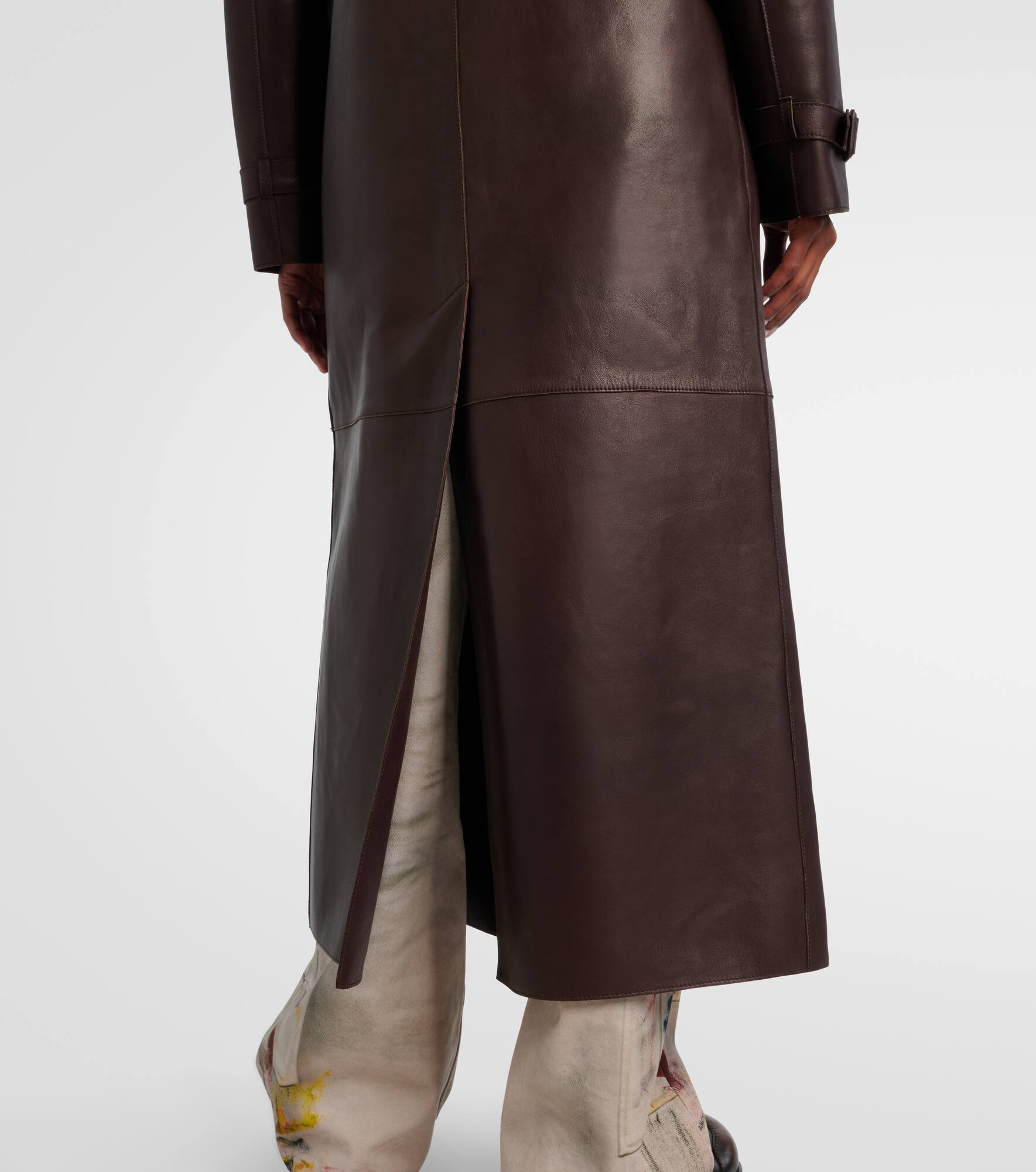 Leather coat - 5