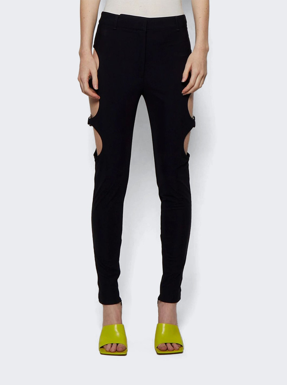 Hook And Bar Cut-out Legging Black - 3