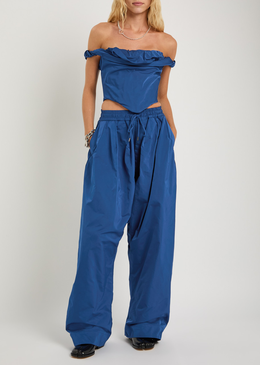 Vivienne Westwood Chichi Corset Draped Taffeta Crop top - 4