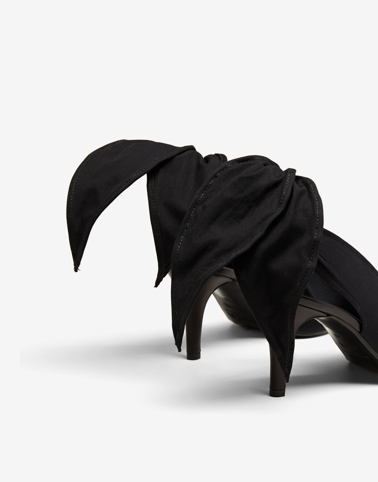 Slingback pump with bow - 4