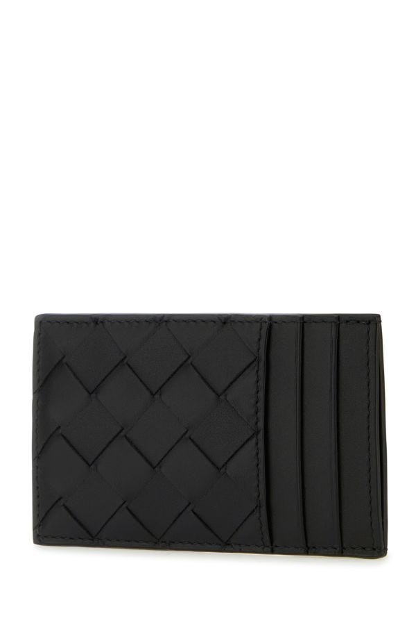 BOTTEGA VENETA MAN Black Leather Cardholder - 2