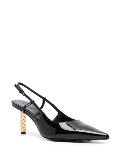Givenchy G Cube 80mm patent-leather pumps outlook