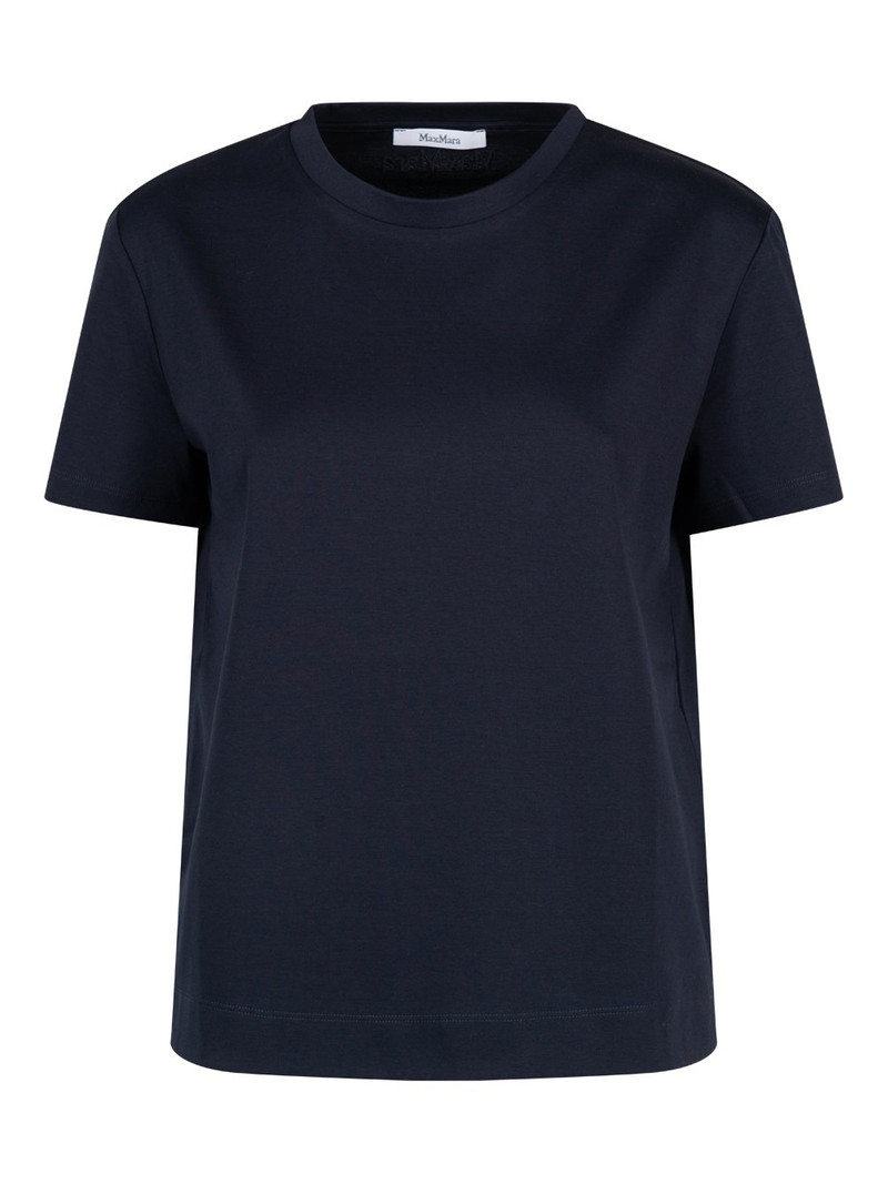 COTTON T-SHIRT WITH EMBROIDERED LOGO ON THE BACK 1