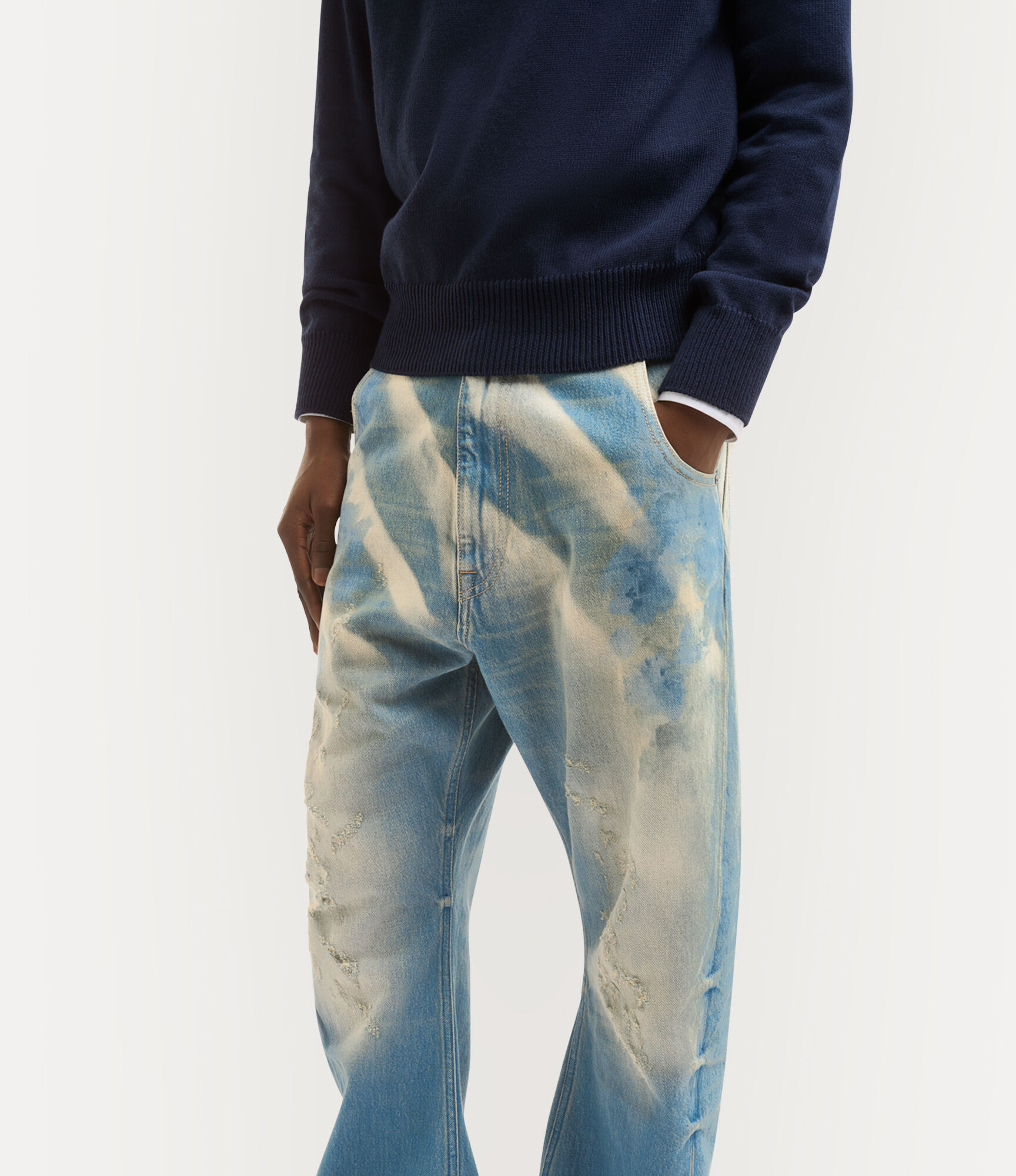 BUCKLE BACK JEANS - 4
