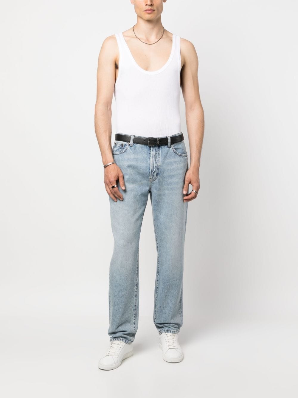 straight-leg denim jeans - 2