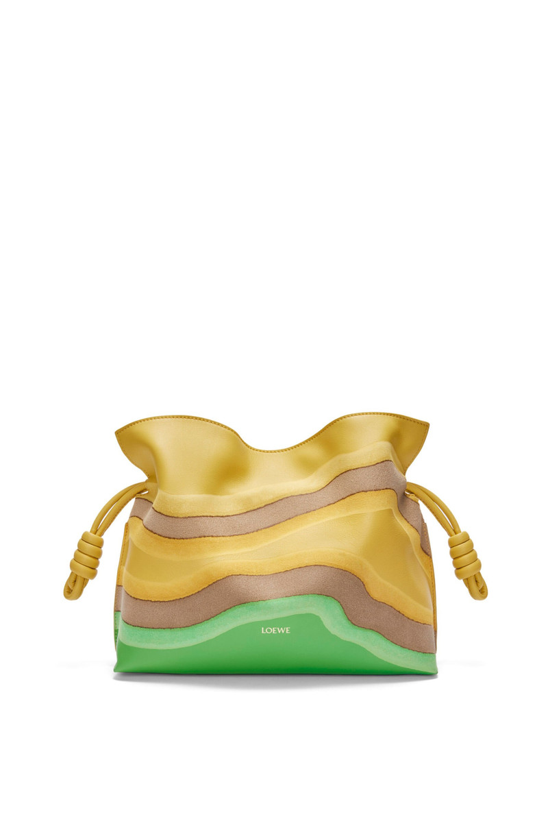 Medium Flamenco clutch in nappa calfskin 1