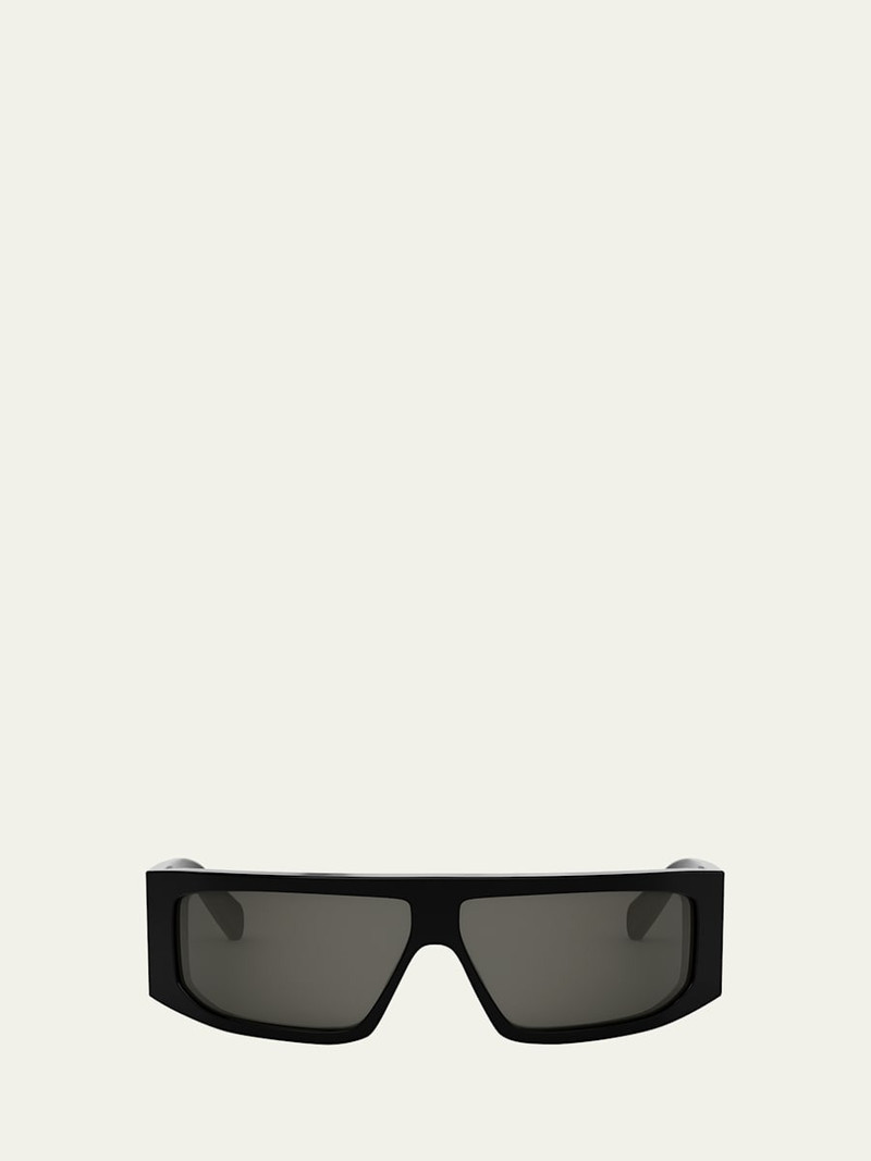 Men's Acetate-Nylon Rectangle Sunglasses 1