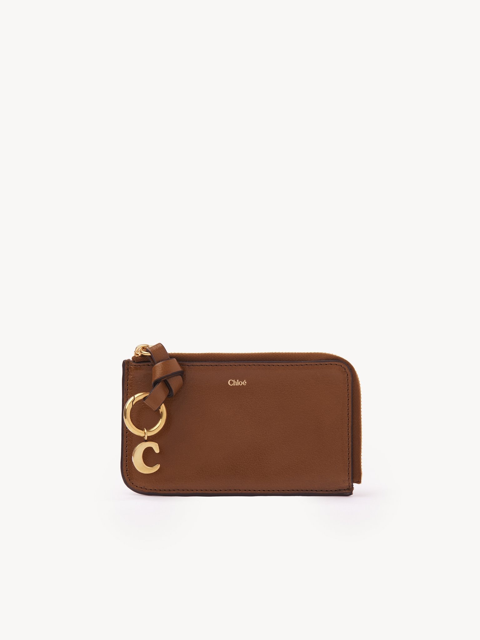 ALPHABET PURSE IN SHINY LEATHER - 1