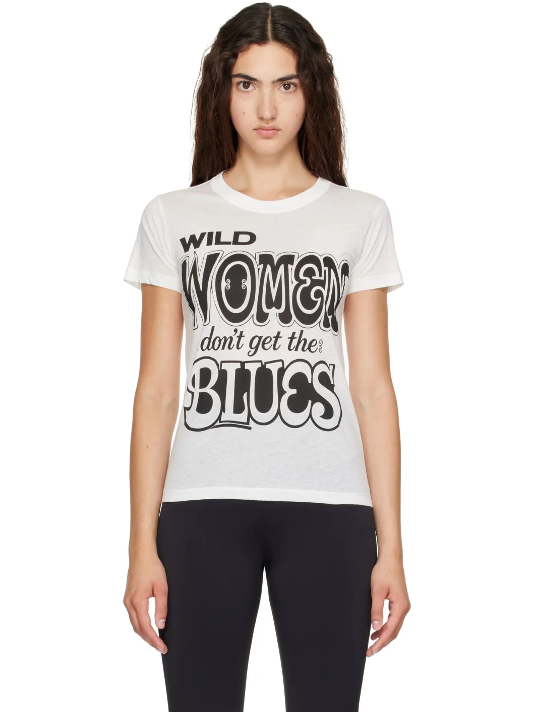 White 'Wild Blues' T-shirt - 1