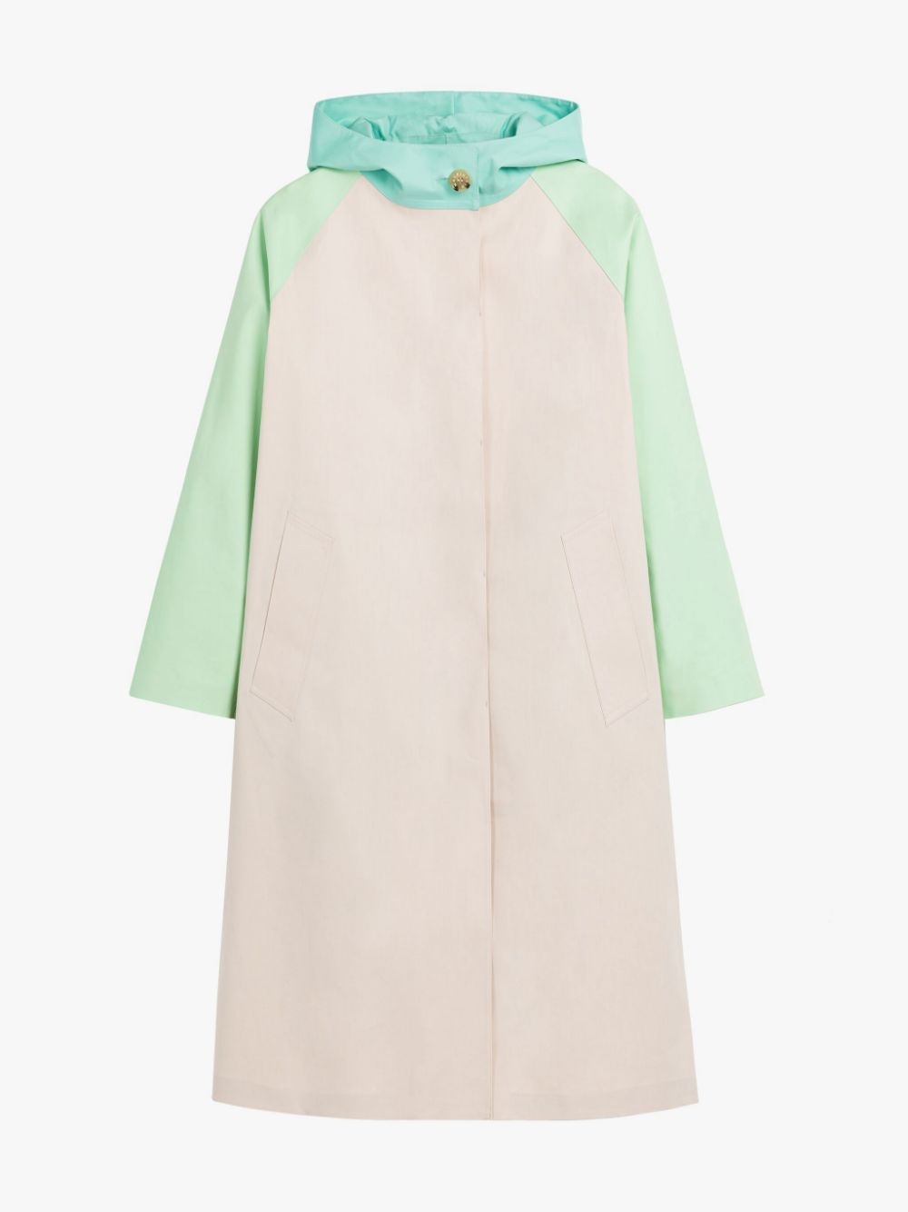 ORLA BONDED COTTON HOODED COAT - 1