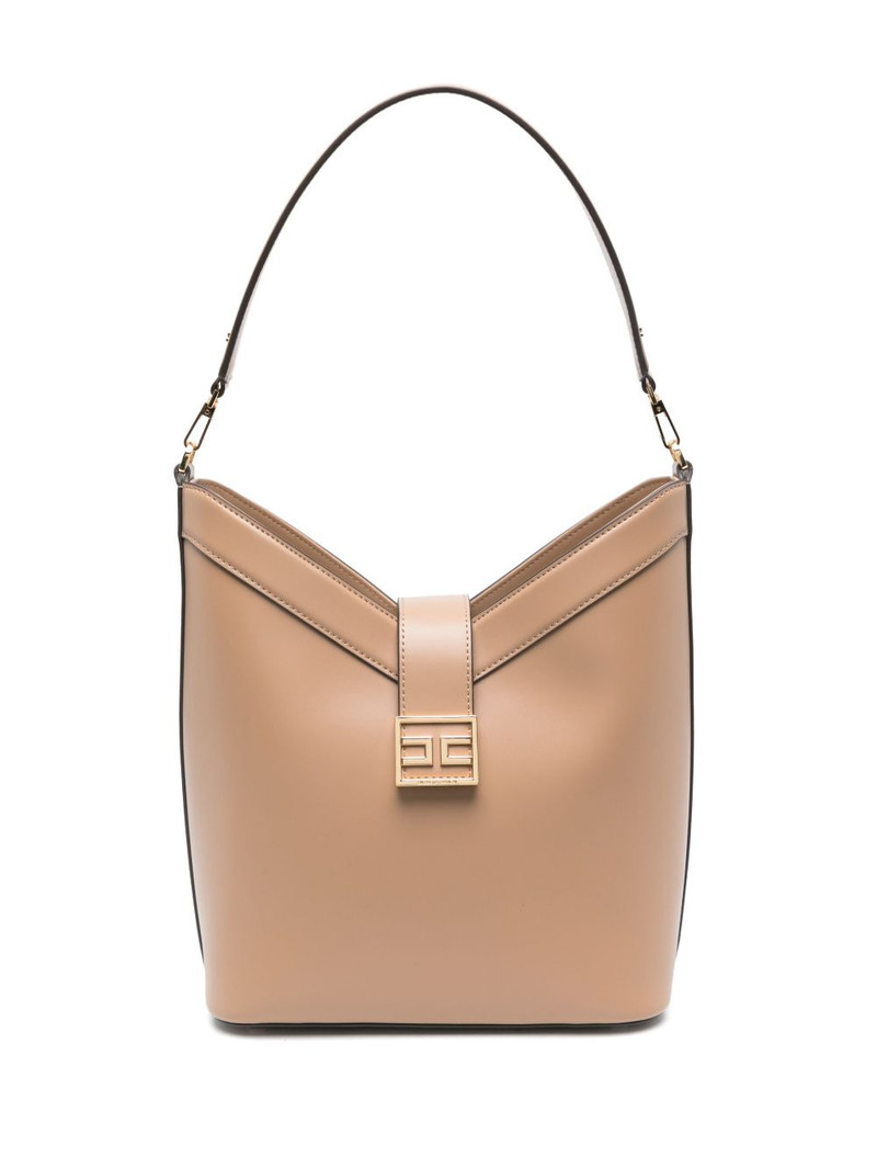 logo-buckle shoulder bag 1