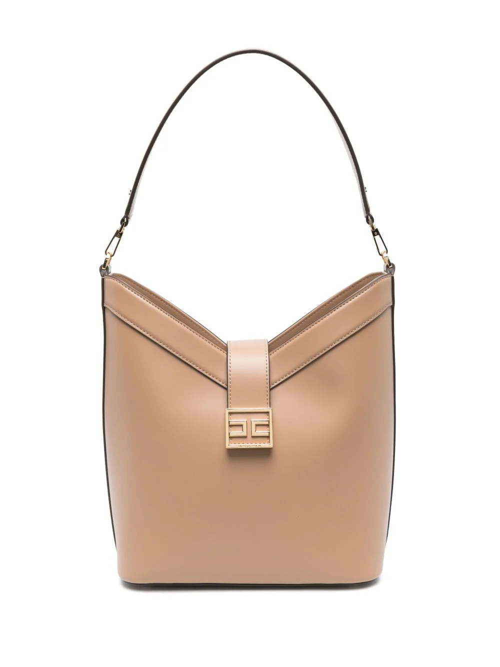 logo-buckle shoulder bag - 1