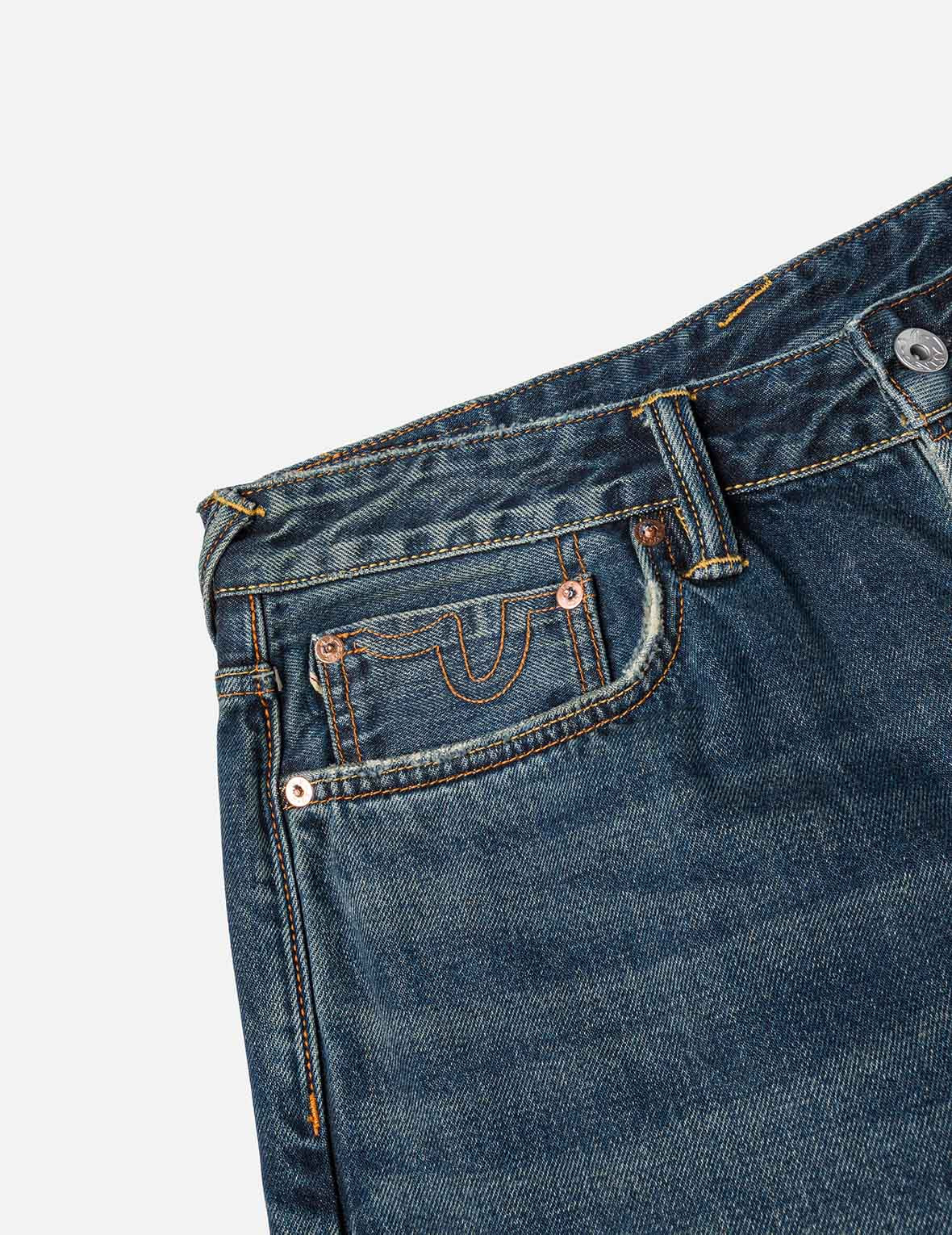 7-Pocket Design Washed Daicock Print Carrot Fit Jeans #2017 - 12