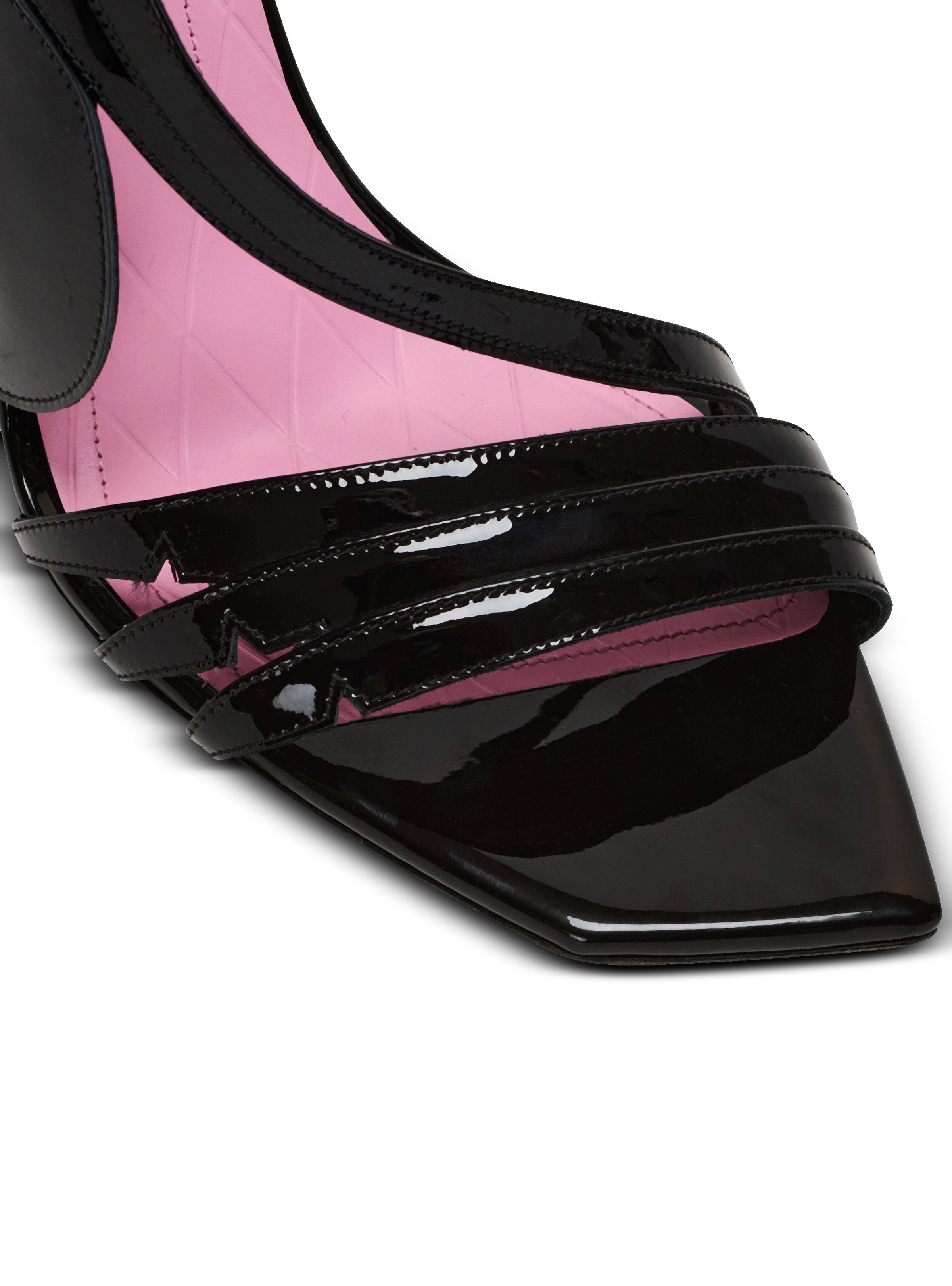 Heeled Eden sandals in patent leather - 5