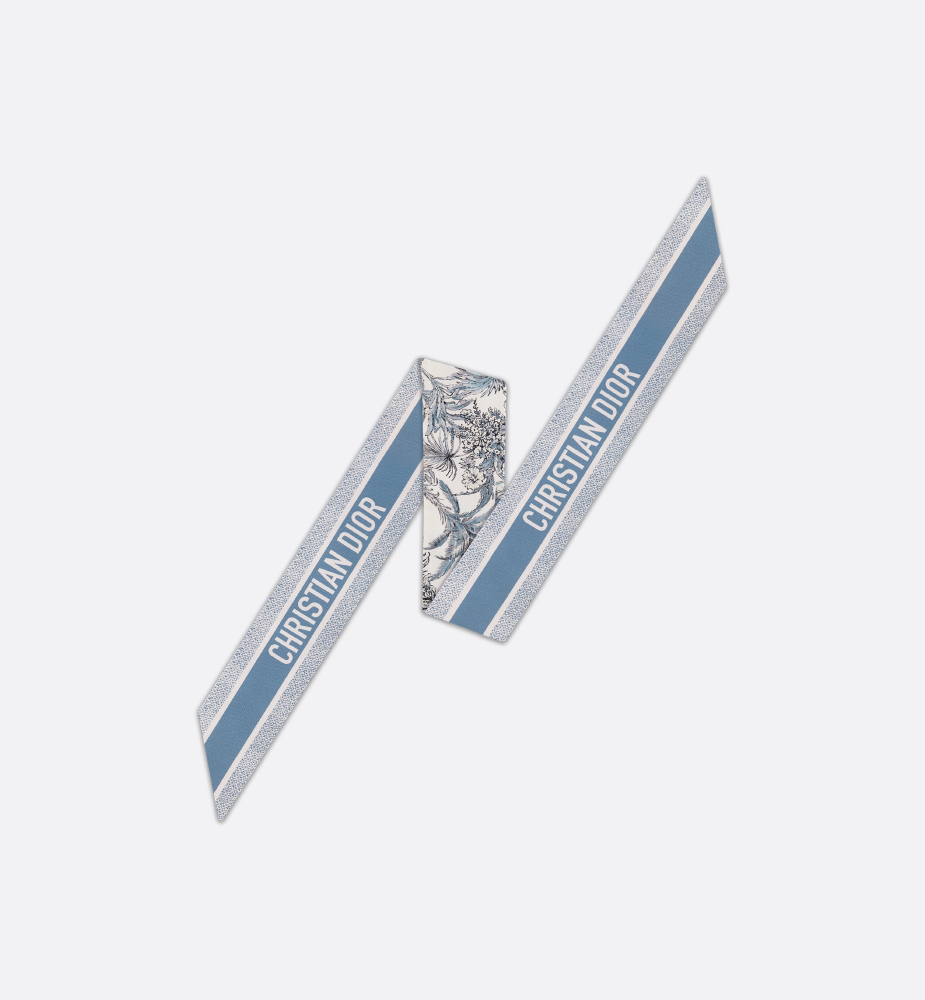 Dior Dioriviera Toile de Jouy Palms Mitzah Scarf | REVERSIBLE