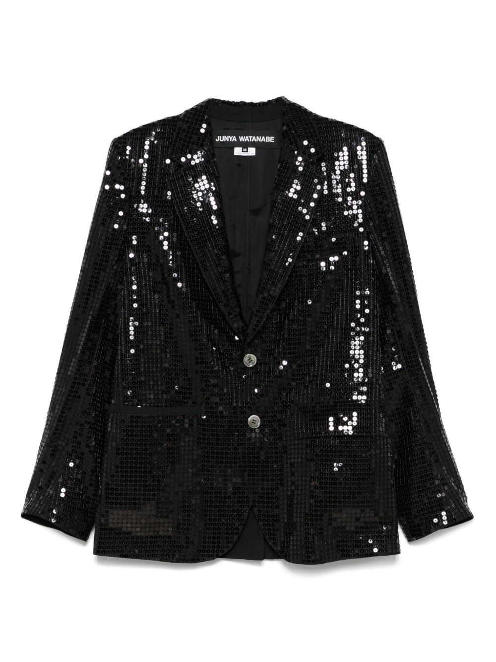 sequin-embellished blazer - 1