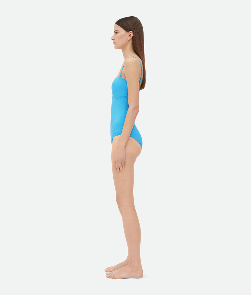 Bottega Veneta Stretch Nylon Bustier Swimsuit outlook