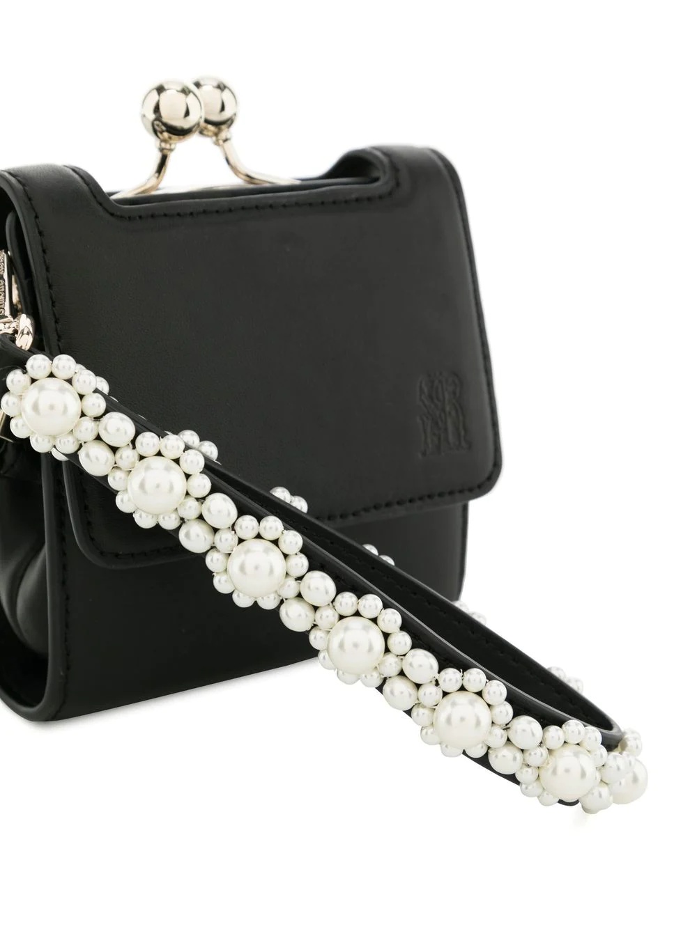 pearl-embellished mini crossbody bag - 4