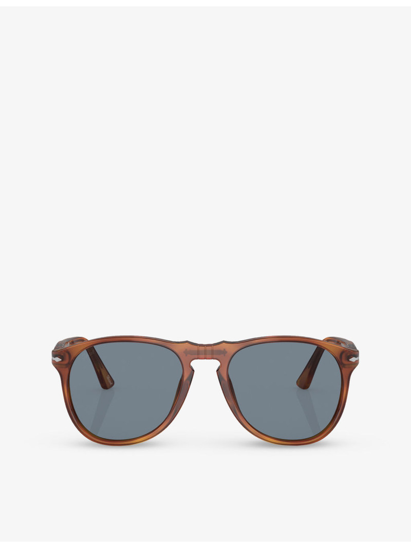 PO0649 24/31 54-20 round-frame acetate sunglasses 1