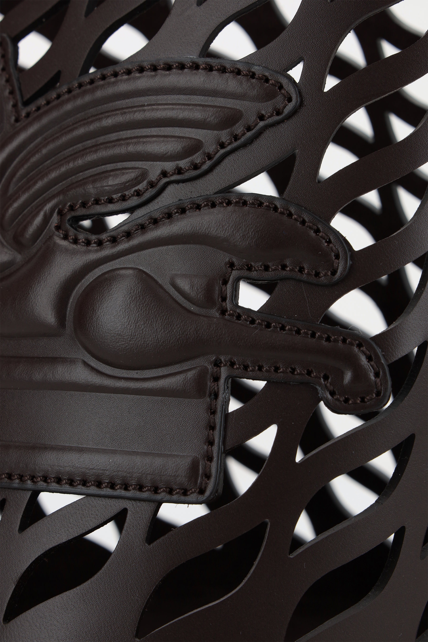 Etro COFFA LASER-CUT LEATHER BUCKET BAG | tizianafausti