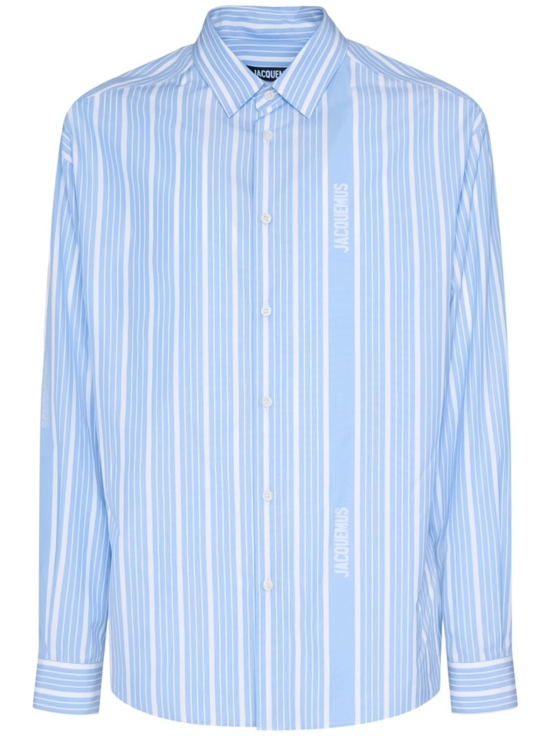 La Chemise Simon logo striped shirt - 1