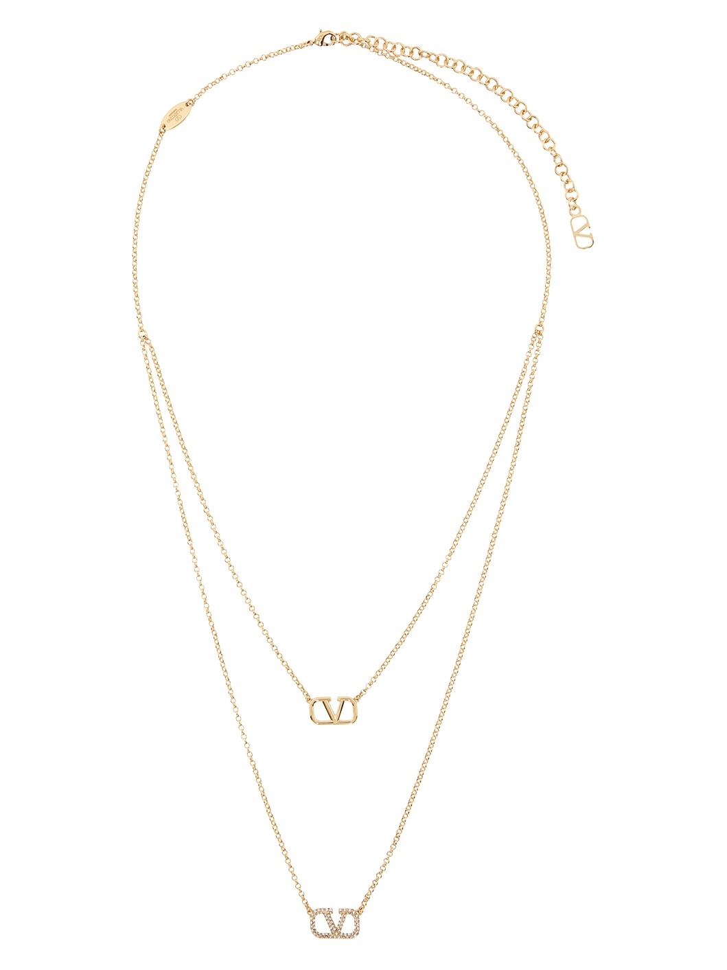 Gold VLogo Signature Necklace - 1