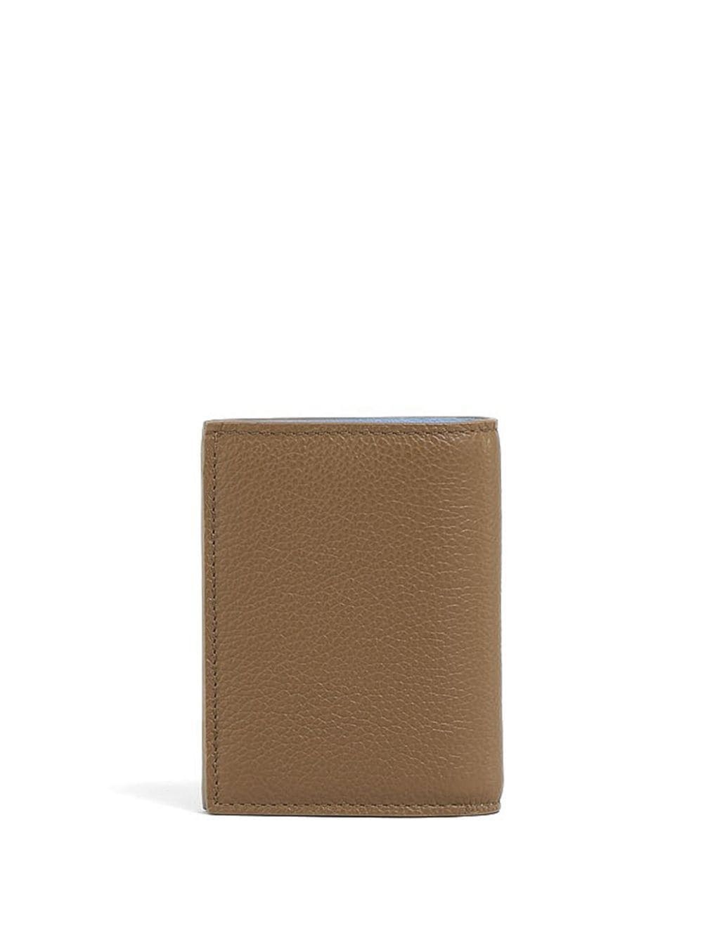 logo-embroidered leather wallet - 2
