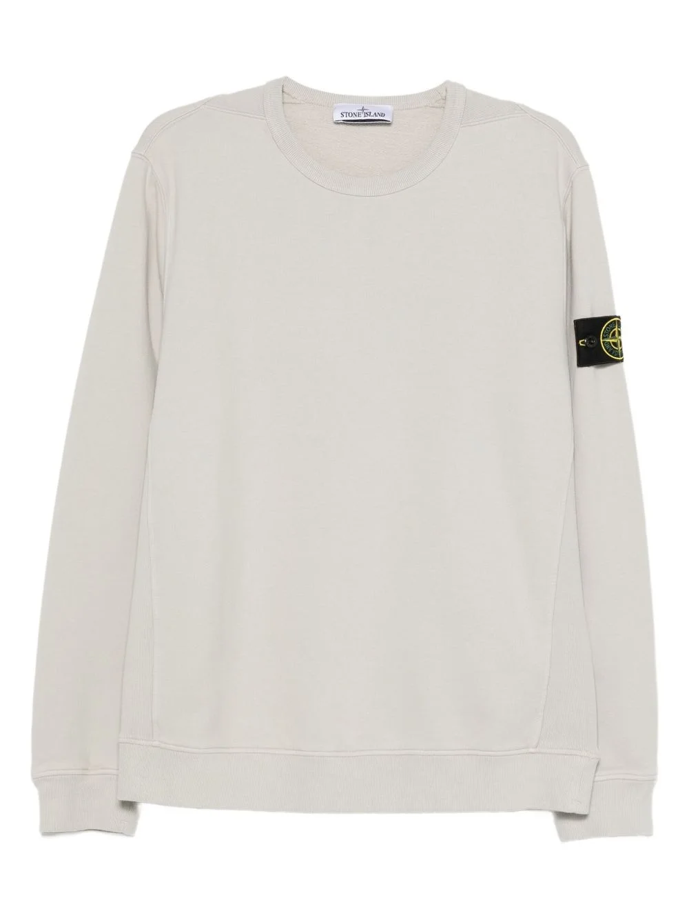 logo-patch crew-neck sweatshirt - 1