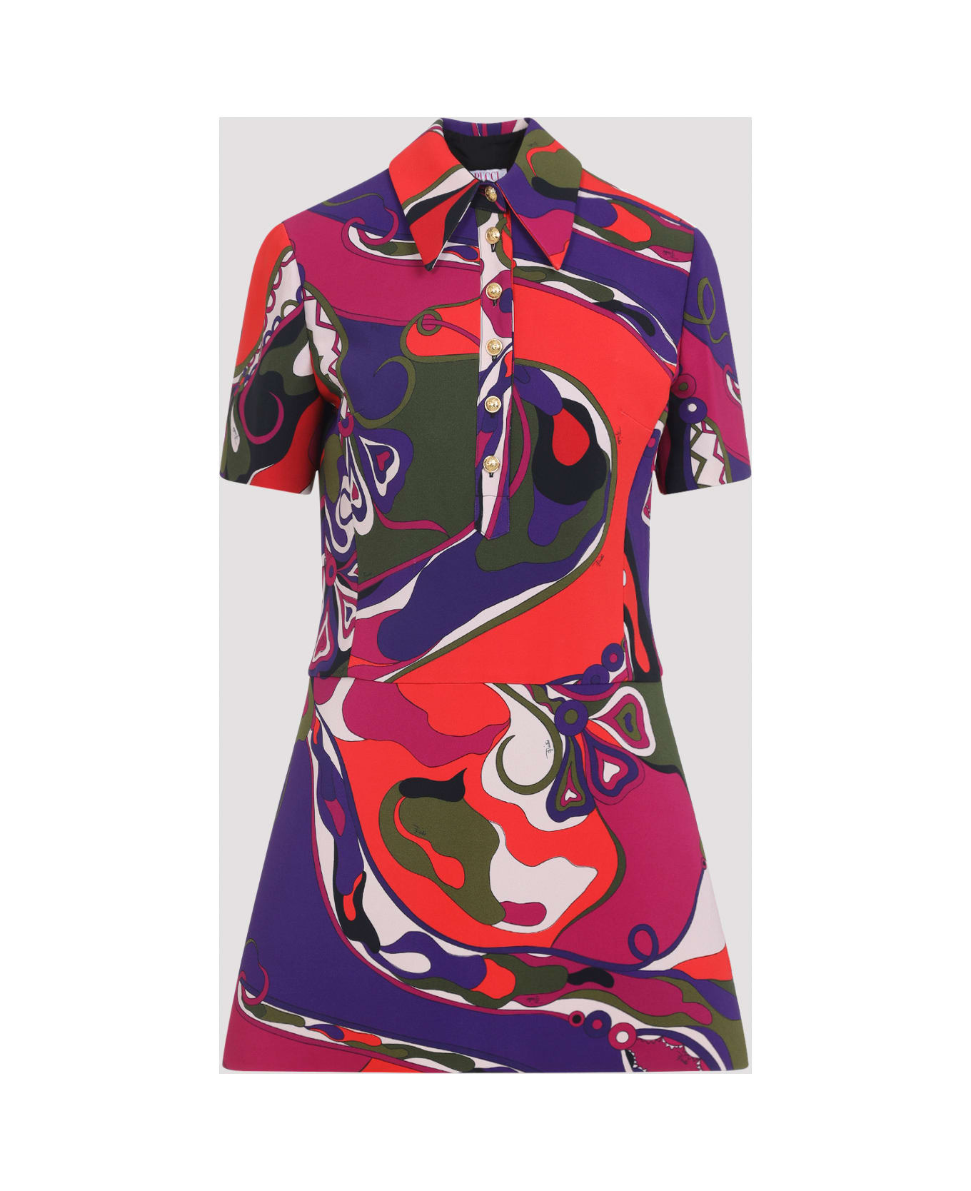 Viscose Mini Dress - 3