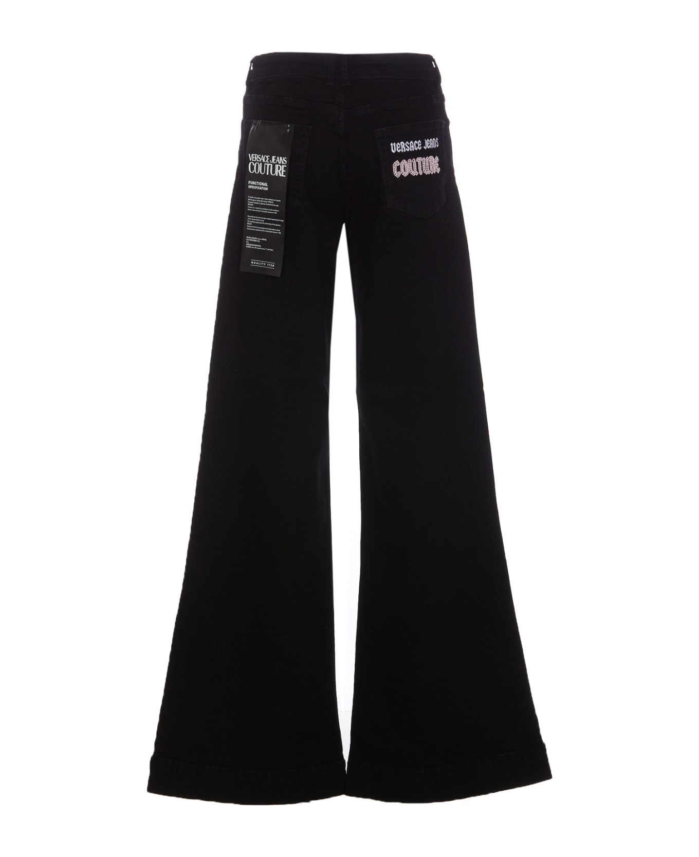 Flare Jeans With Logo Decorations - 2