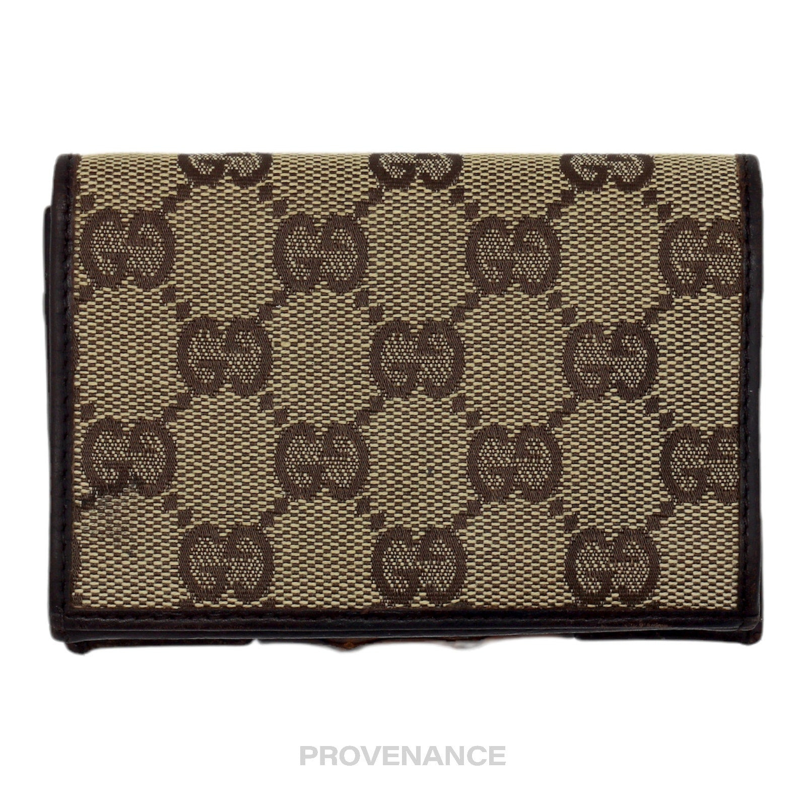 Gucci Bamboo Card Wallet - GG Canvas Brown - 2