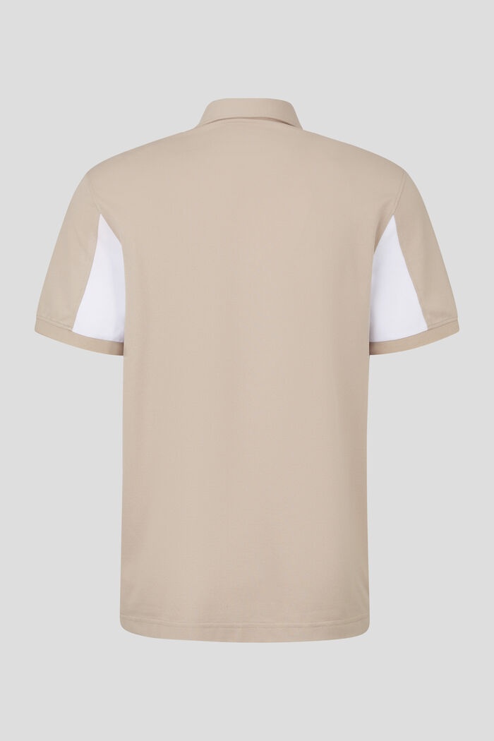 Timo Polo shirt in Beige/White/Orange - 2