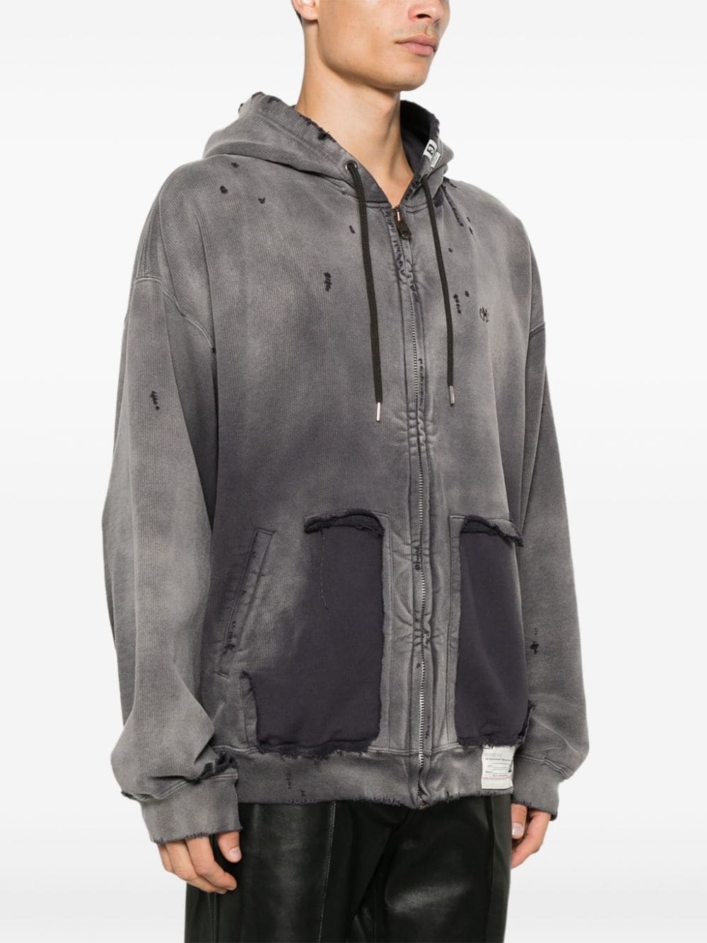 zip-up hoodie - 3