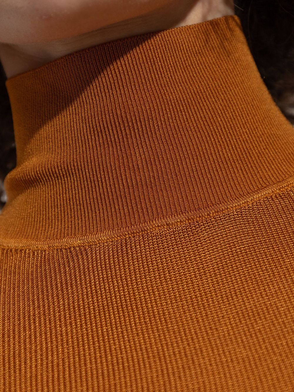 ribbed high-neck top - 5
