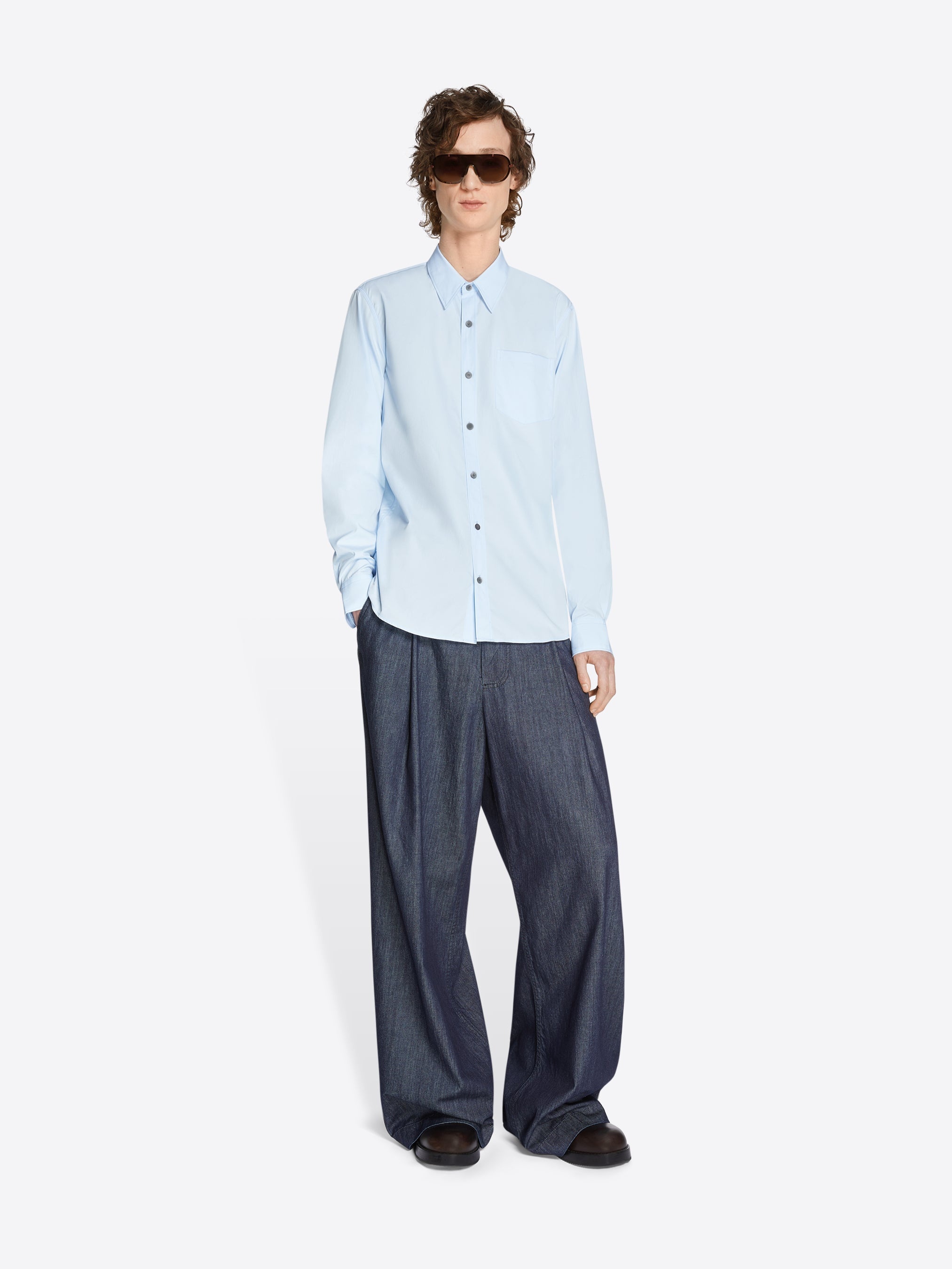 FITTED COTTON SHIRT - 2