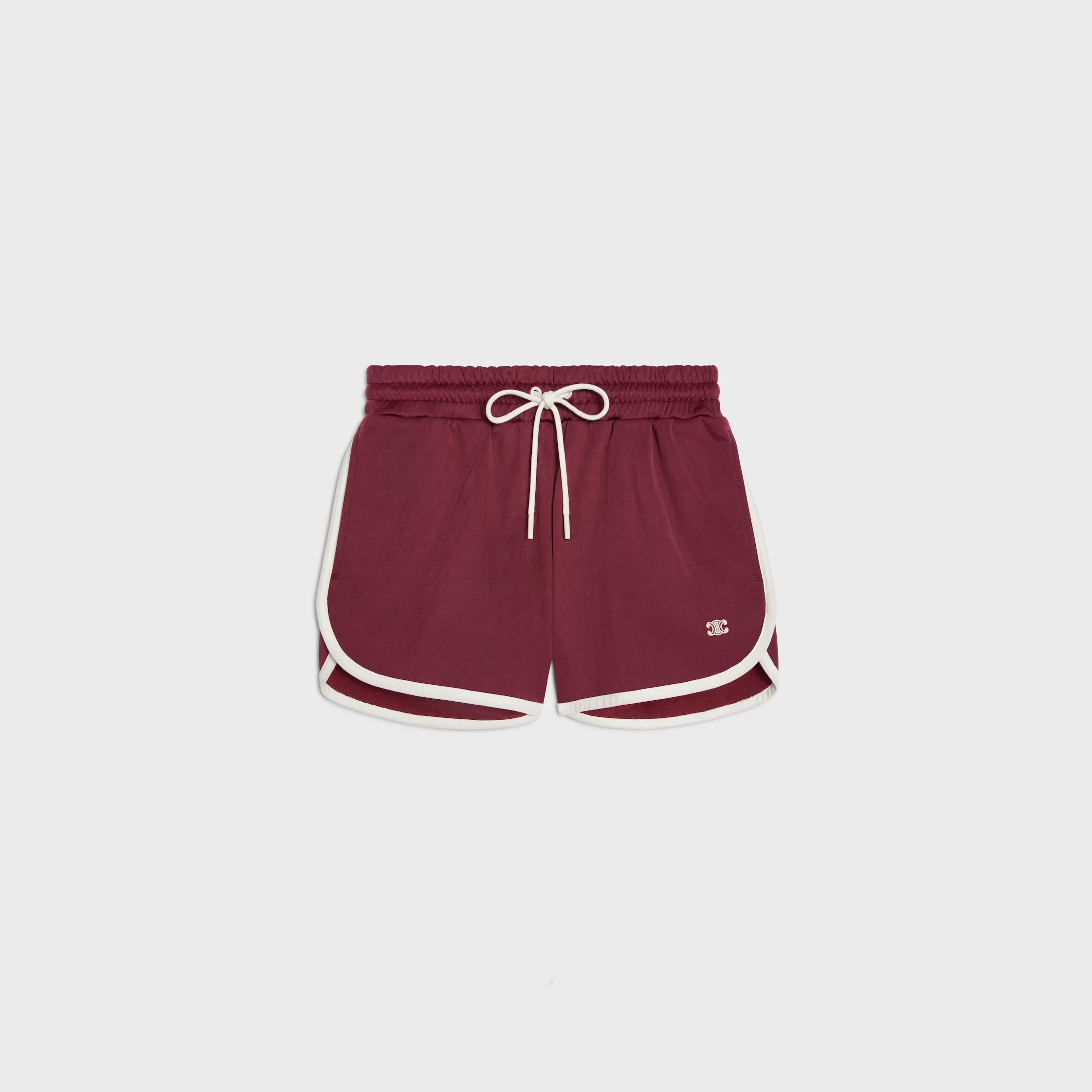 mini jogger shorts IN DOUBLE FACE JERSEY - 1