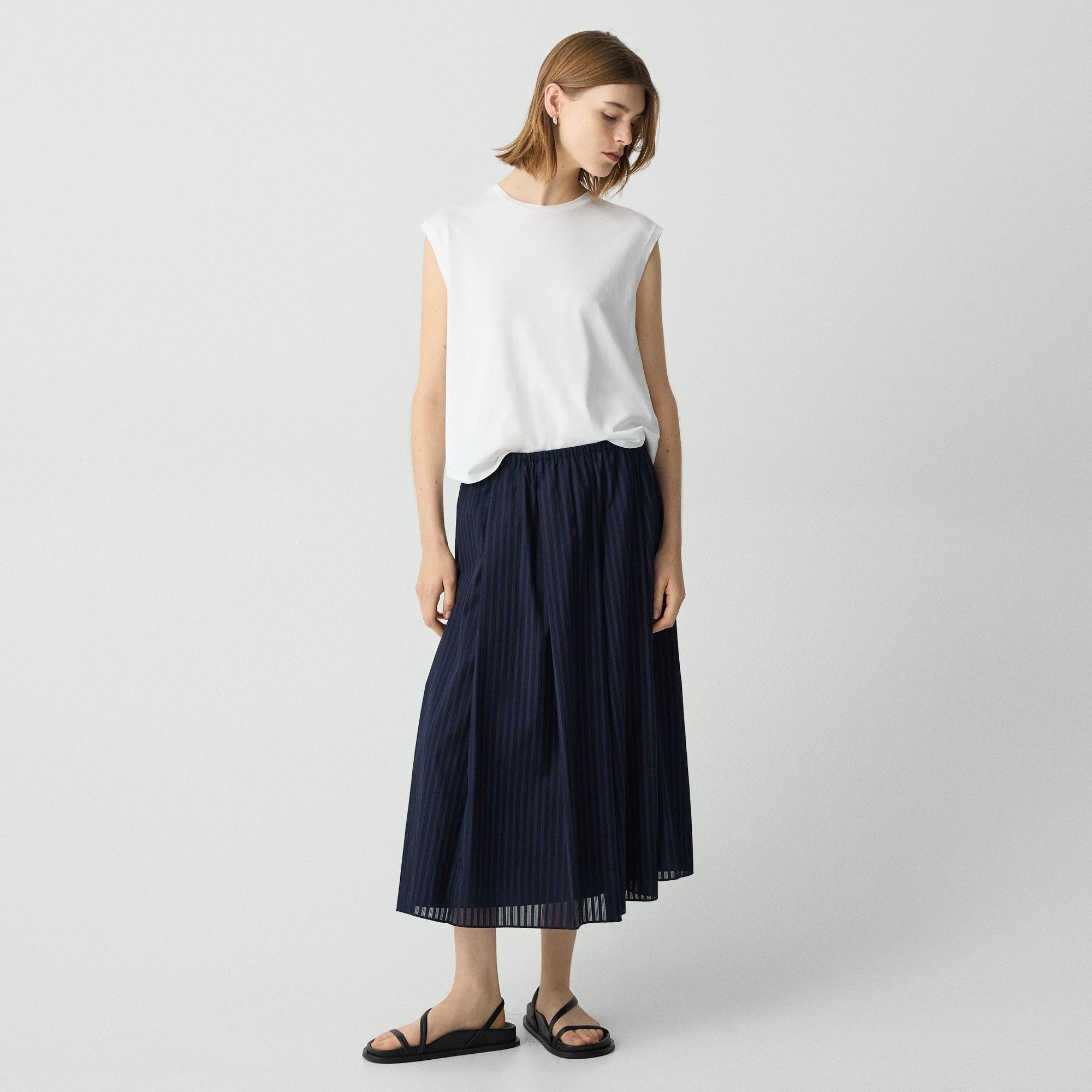 Shirttail Tank Top in Cotton - 6