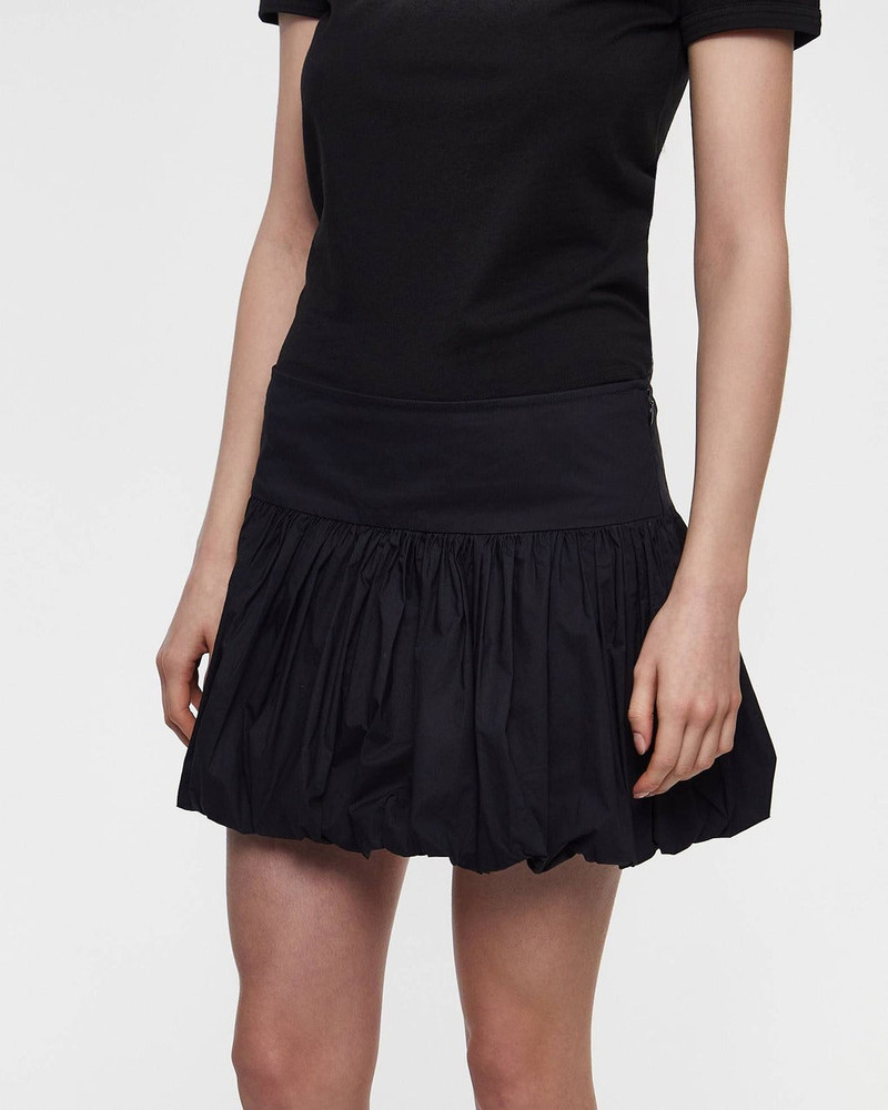 The . Garment Skirt Cyprus Balloon Mini Black outlook