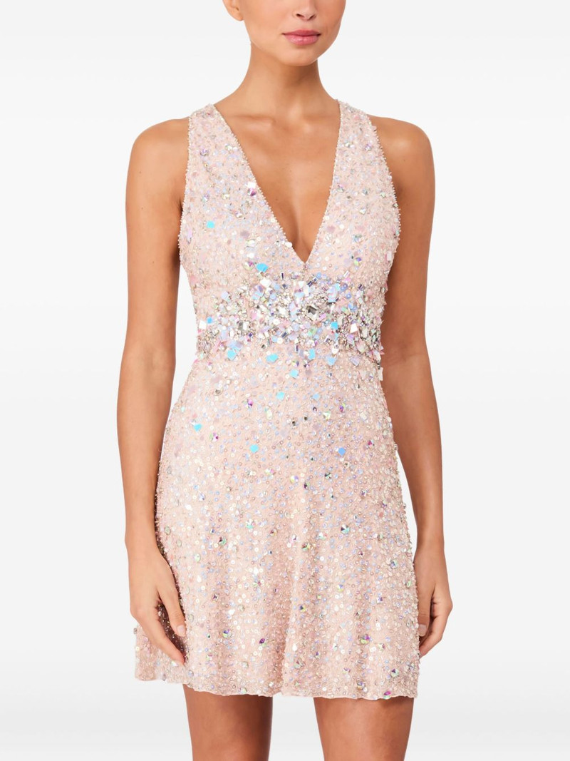 JENNY PACKHAM Pretty Thing V-neck mini dress outlook
