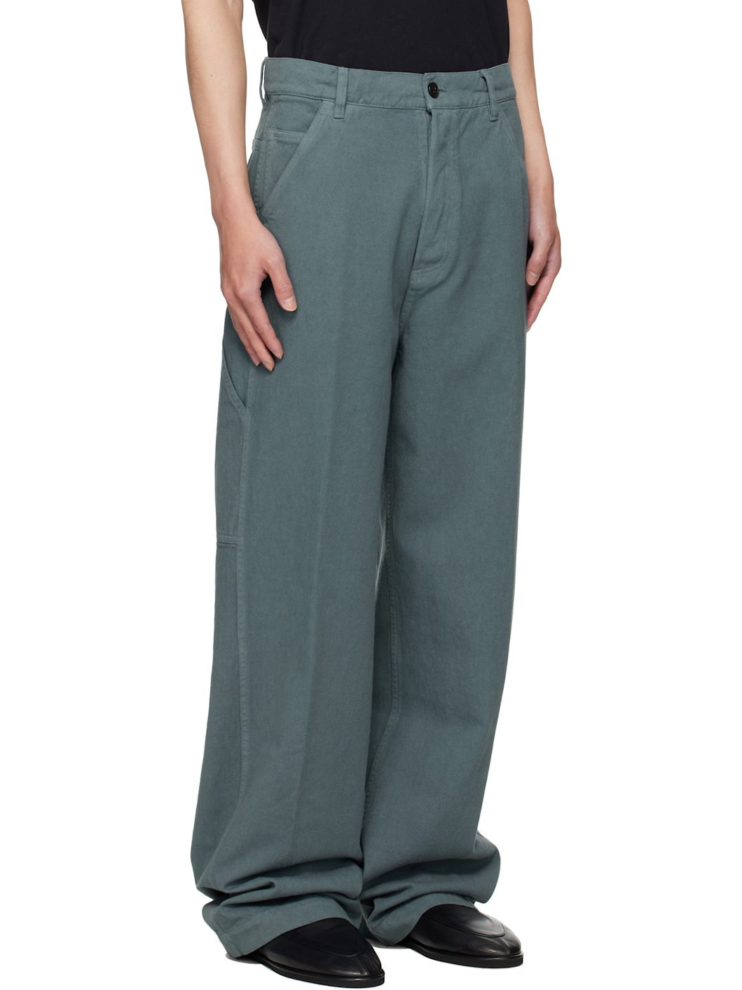 Blue Twill Trousers - 2