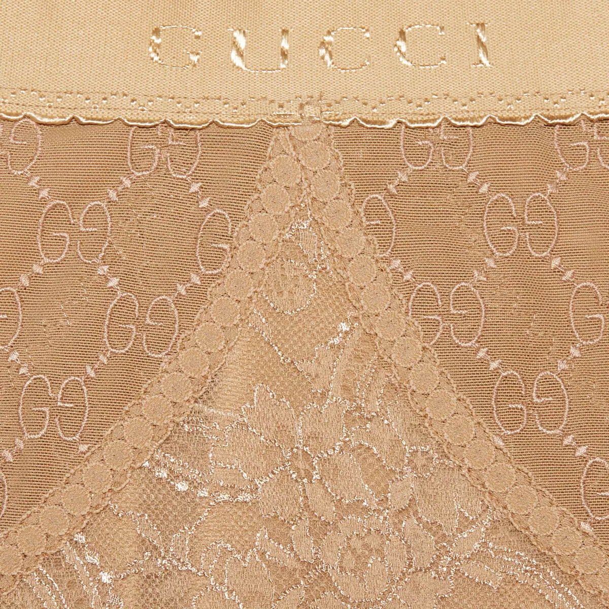 GG embroidered heavy tulle skirt - 5