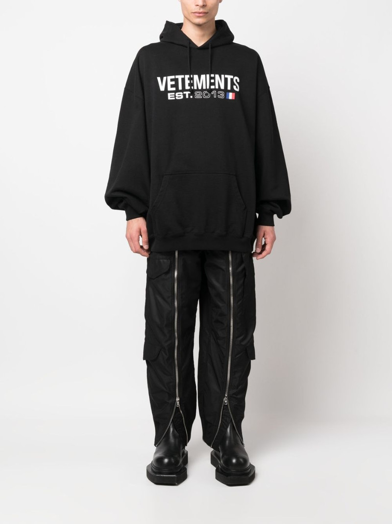 VETEMENTS 로고 인쇄 hoodie outlook