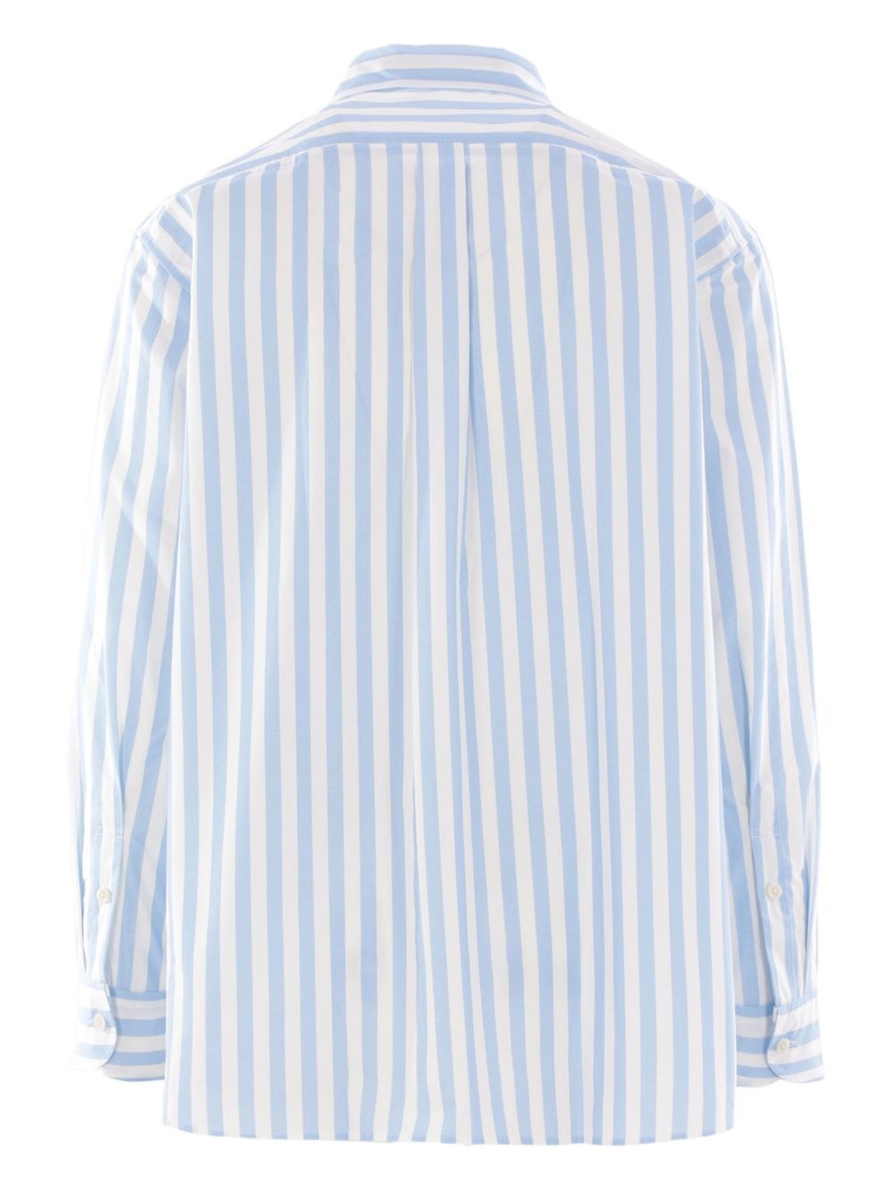 striped poplin shirt - 2