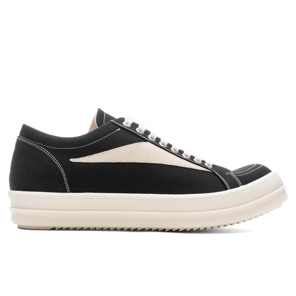 Rick Owens DRKSHDW VINTAGE SNEAKS - BLACK/MILK/MILK