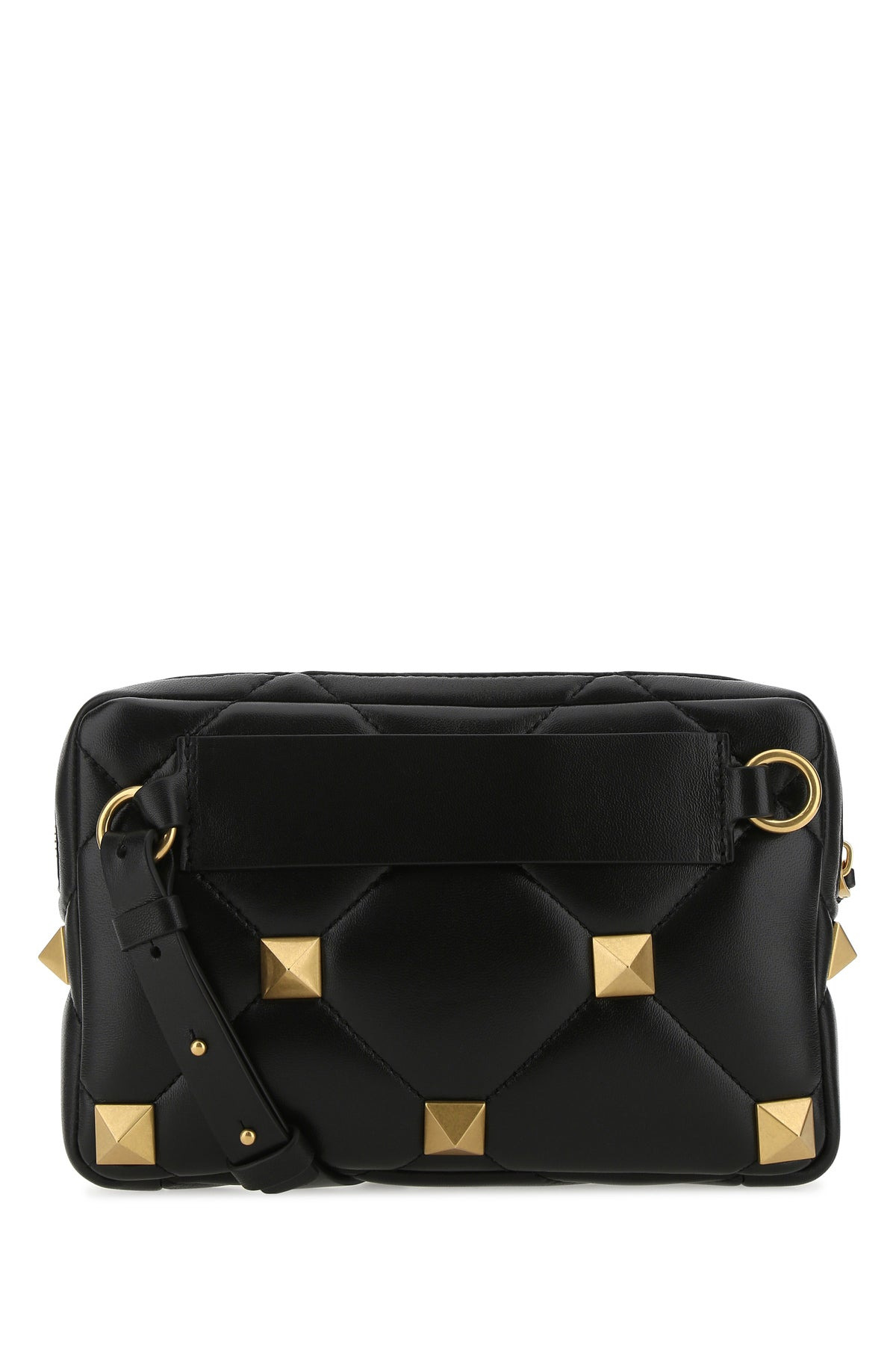 Black nappa leather Roman Stud handbag - 3