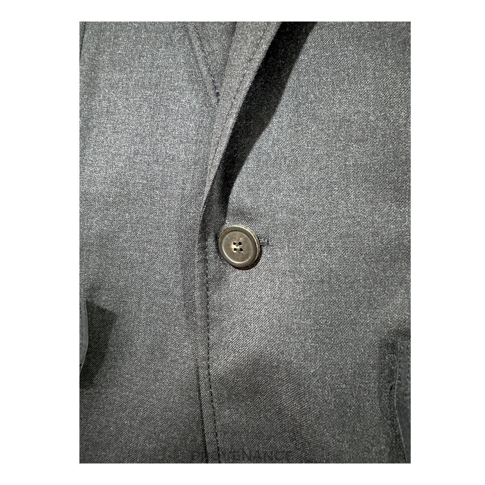 Lanvin Grosgrain Trim Blazer Jacket Coat - Grey 36 46 - 7