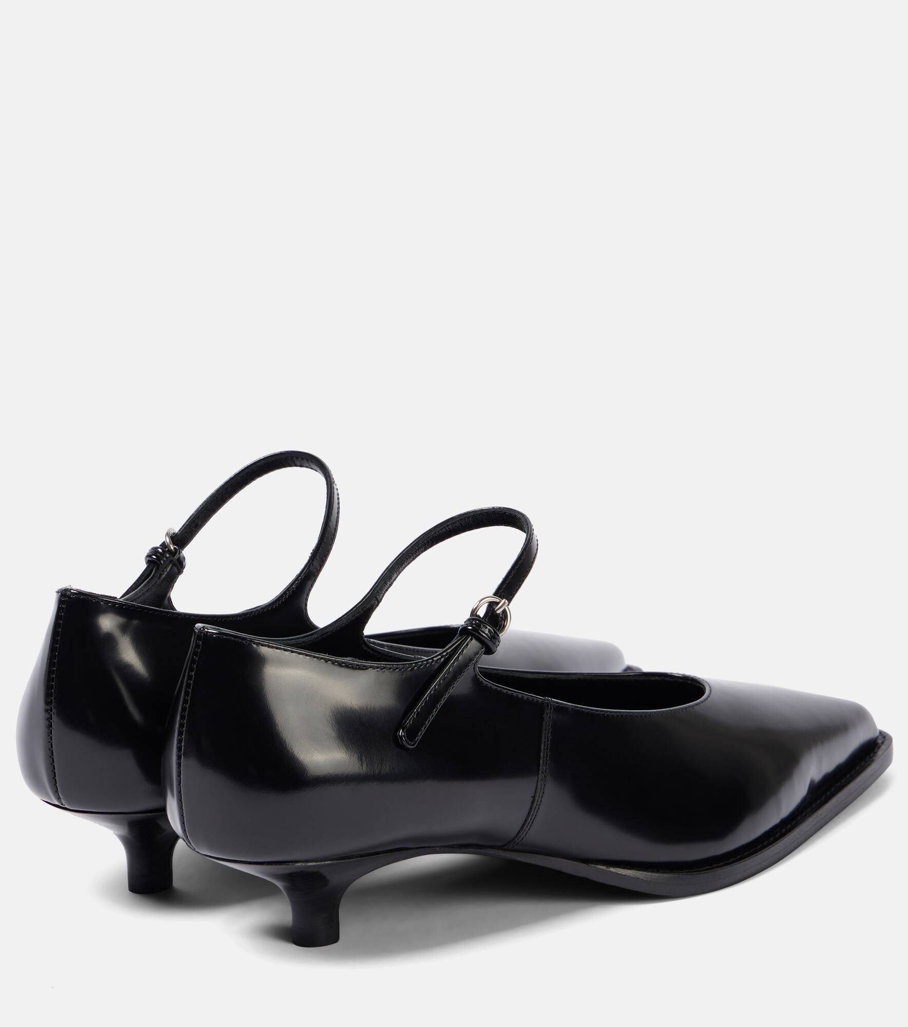 35 brushed leather pumps - 2