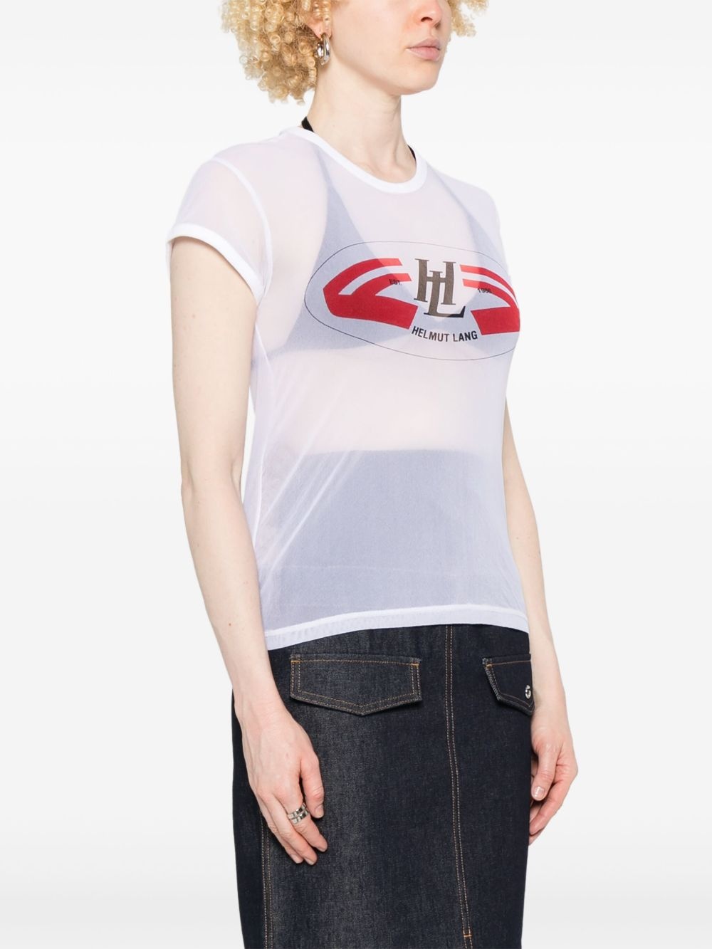 logo-print T-shirt - 3