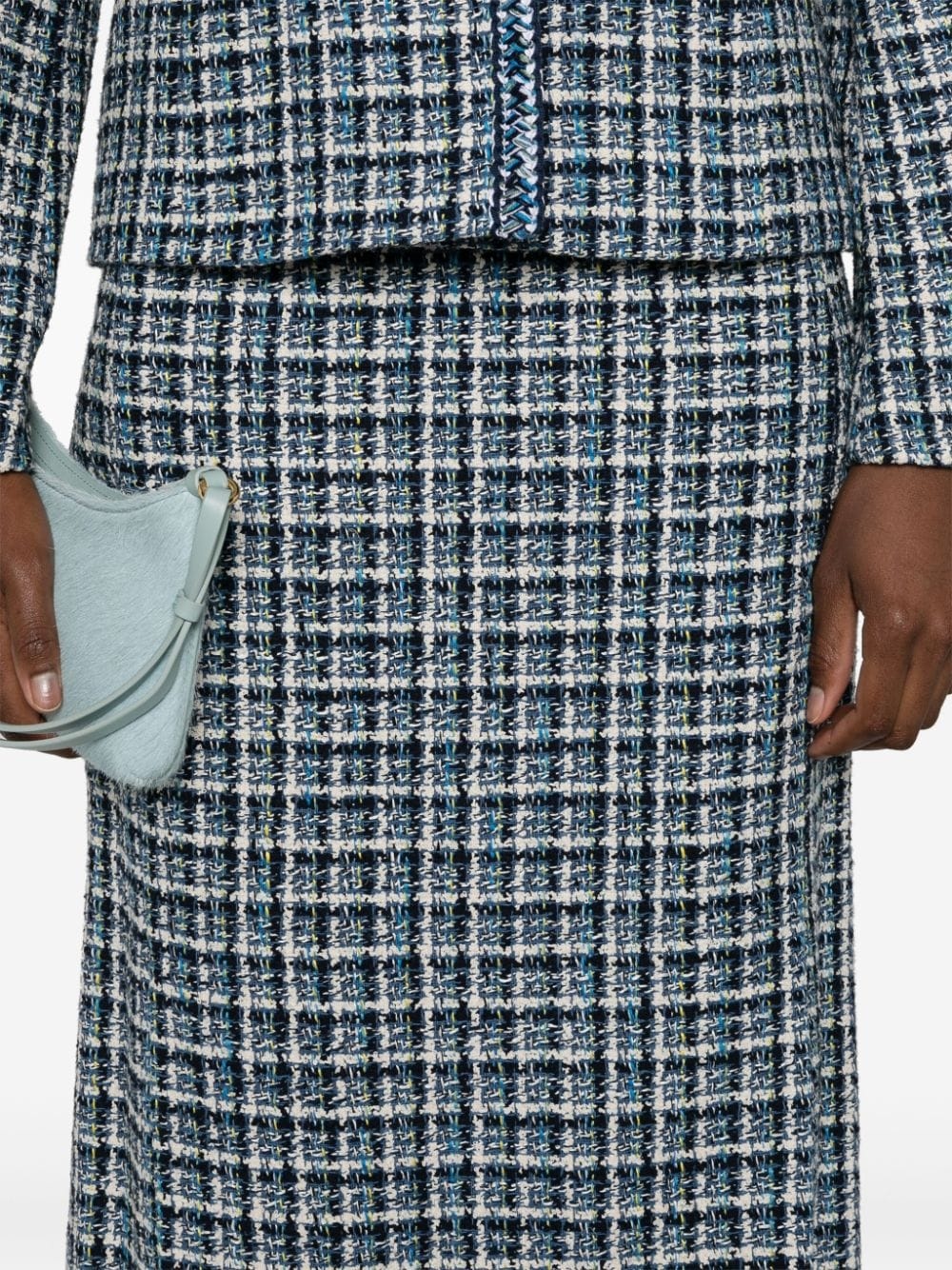 tweed midi skirt - 5